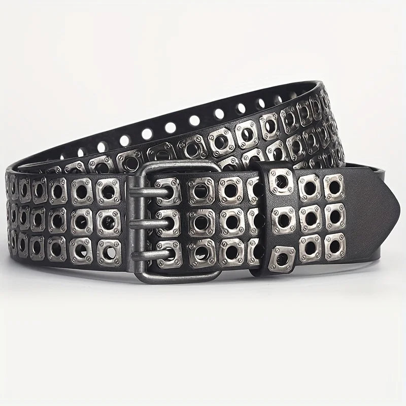 Punk Style Rivet Belt For Men And Women, Ideal choice for Gifts