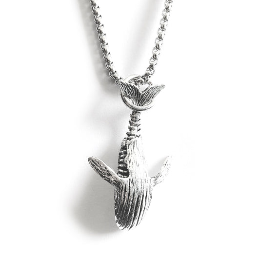 Whale Necklace Men And Women Hipster Ins Pendant Hip-Hop Personality