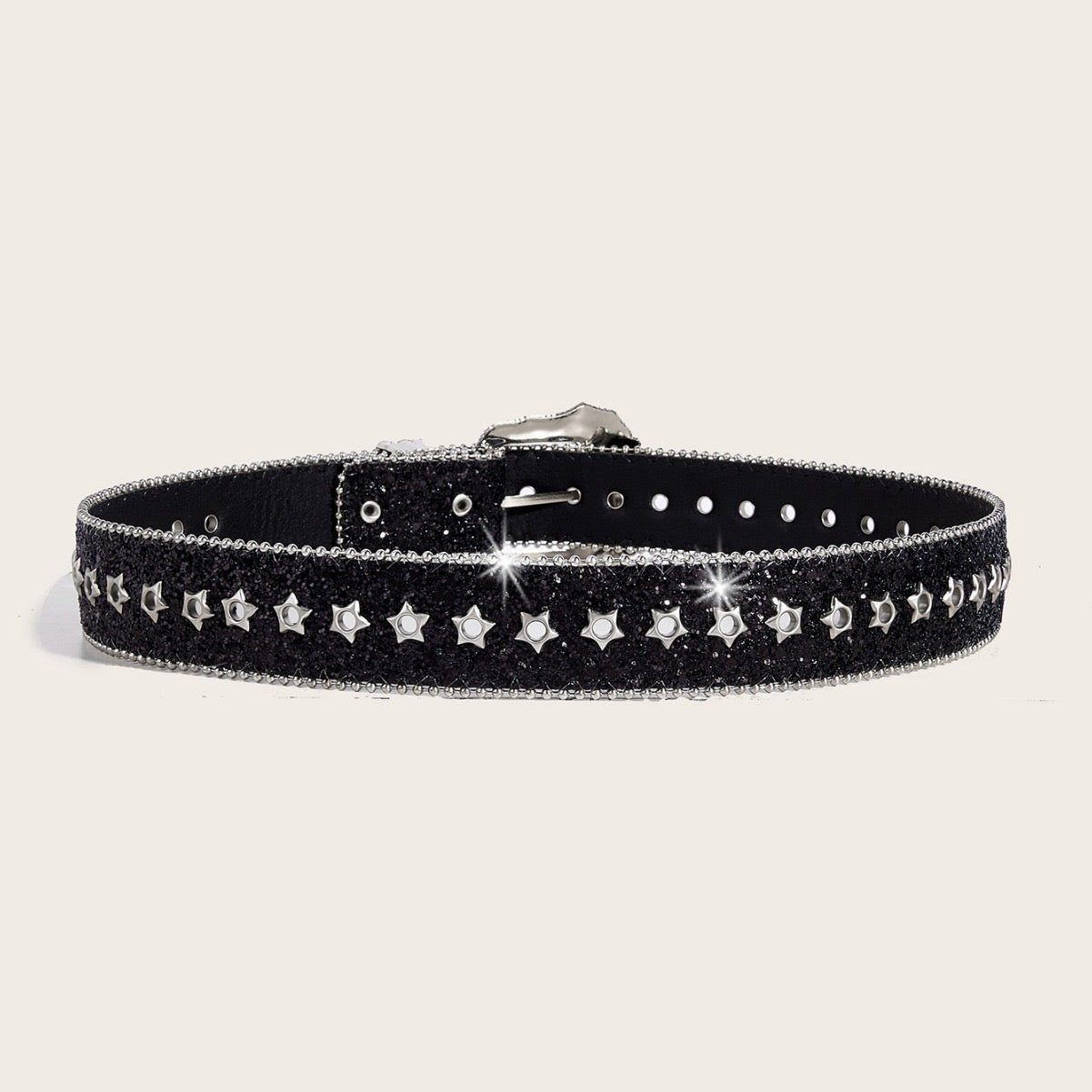 Stylish Floral Buckle Waist Belt Jeweled Belt Waist Costumes Rock Belt For Jeans Pants