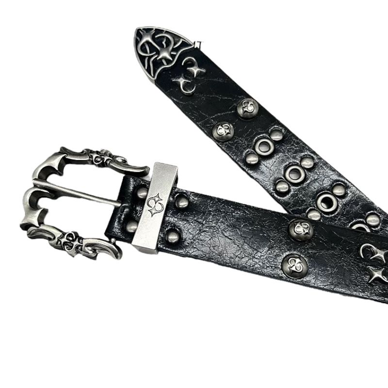 y2k studded belt | unisex metal grunge accessory