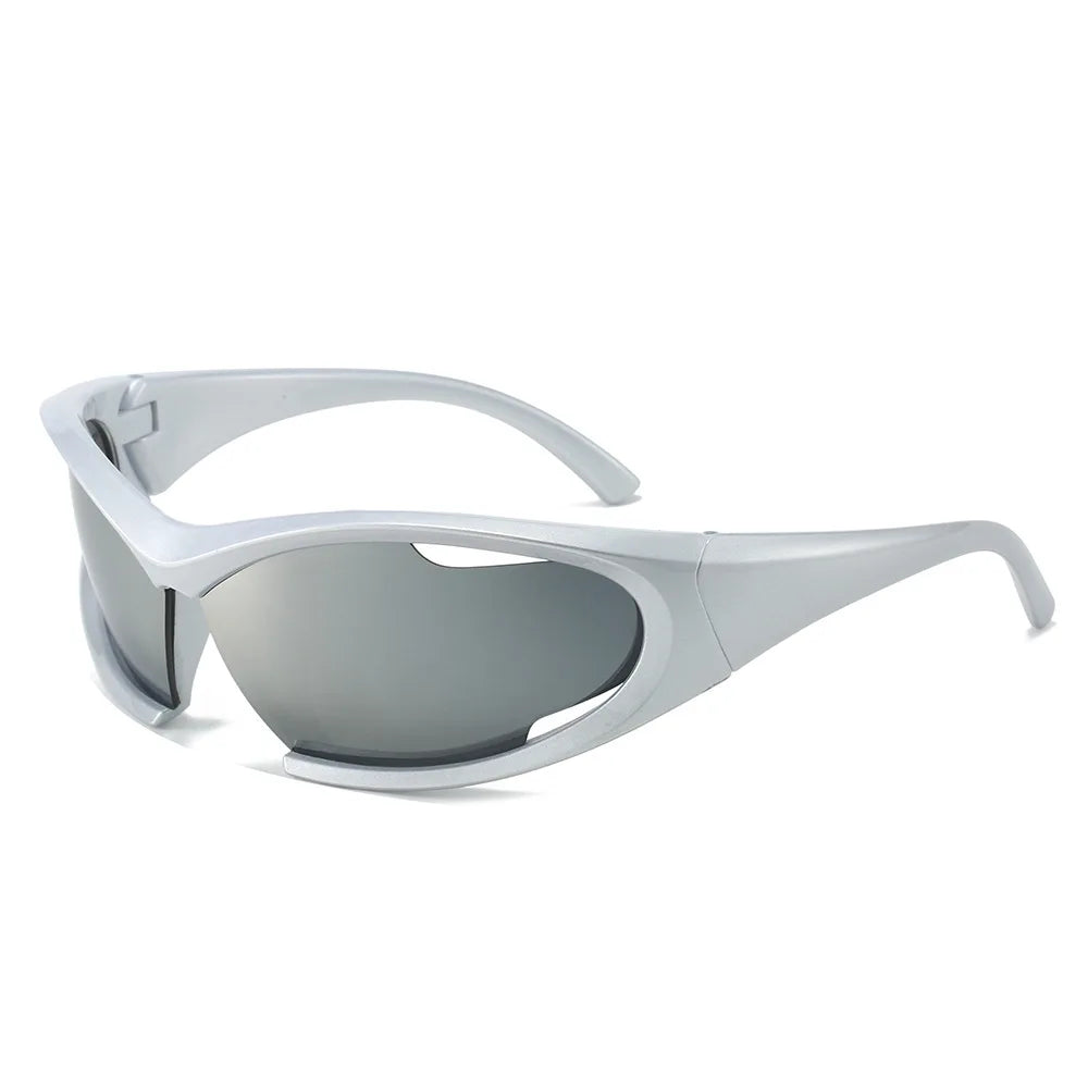 Y2K Sports Sunglasses 2024 Women Men Trendy Shades Frame Outdoor Cycling Fashion Logo Custom Sun Glassesn Sunglasses