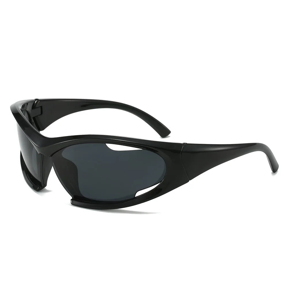 Y2K Sports Sunglasses 2024 Women Men Trendy Shades Frame Outdoor Cycling Fashion Logo Custom Sun Glassesn Sunglasses