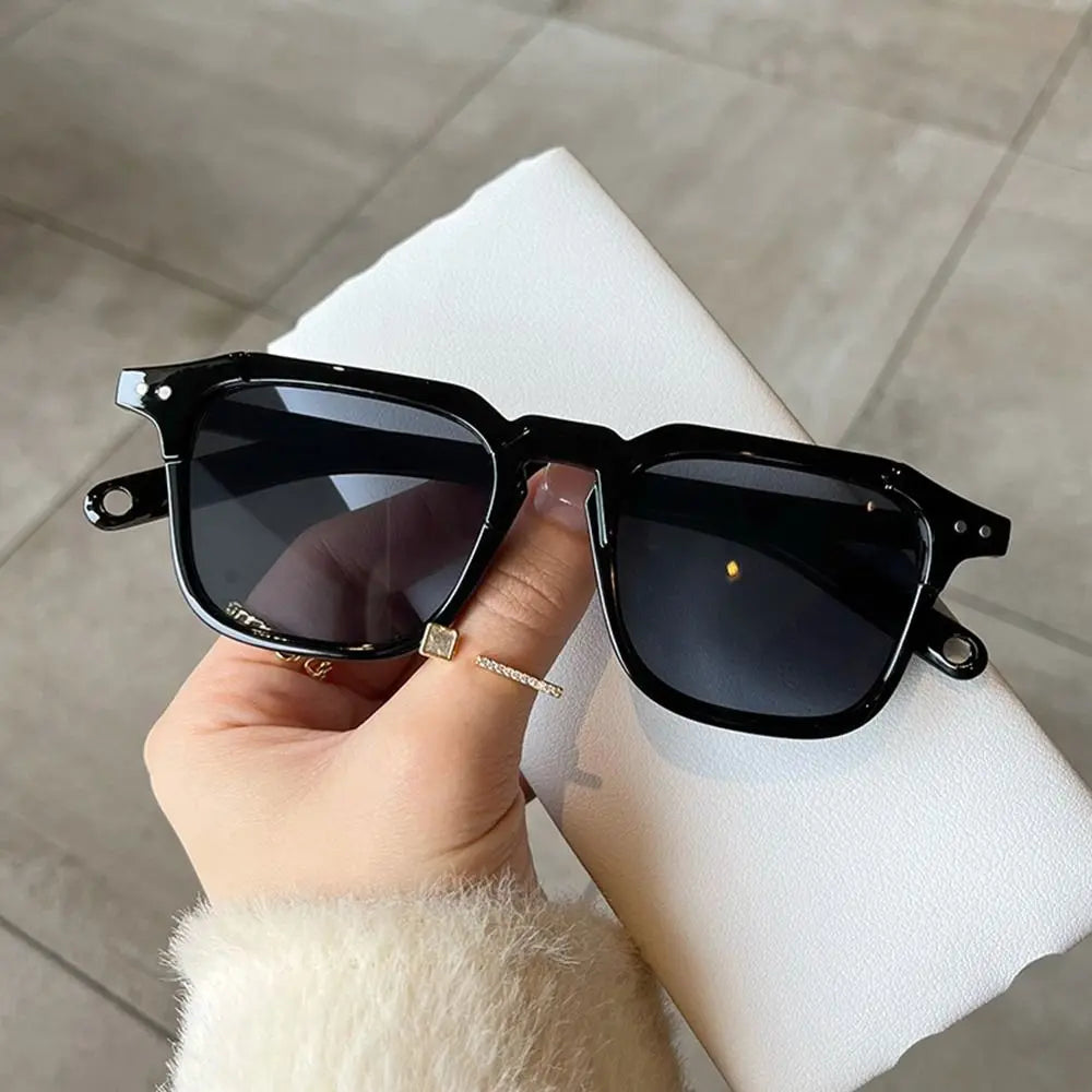 Fashion Cool Square Sunglasses UV400 Retro Hip Hop Shades Vintage Eyewear for Women & Men