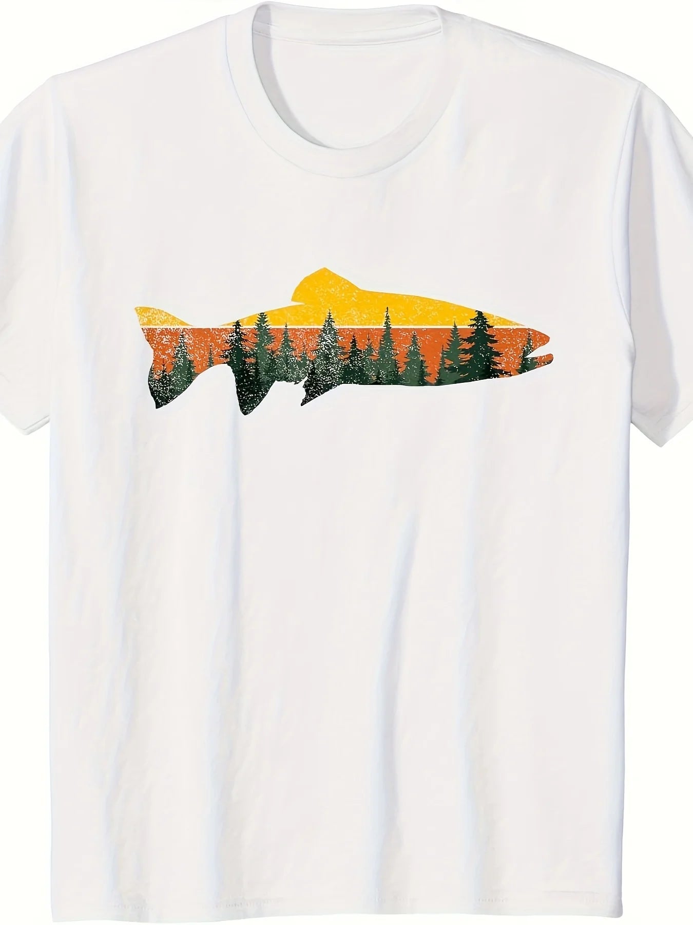 Trout Fly Fishing Outdoor Forest Nature Wildlife Fisherman T-Shirt