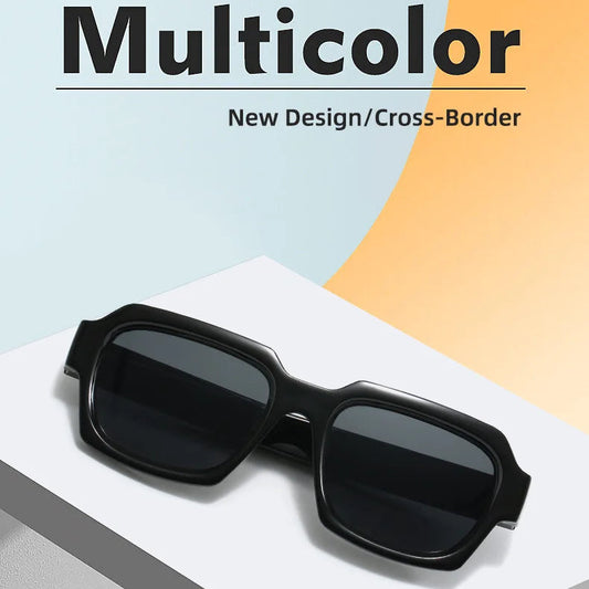 New Vintage Sunglasses Women Men Square Pc Frame Sun Glasses Female Brand Designer Retro Shades Fashion Oculos De Sol ﻿for Male