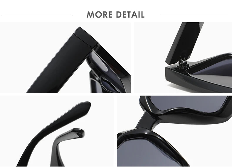 Fahion Vintage Cycling Square Sunglasses Men Women Retro Brand Designer Sun Glasses Unisex Ins Popular Shades Eyewear UV400