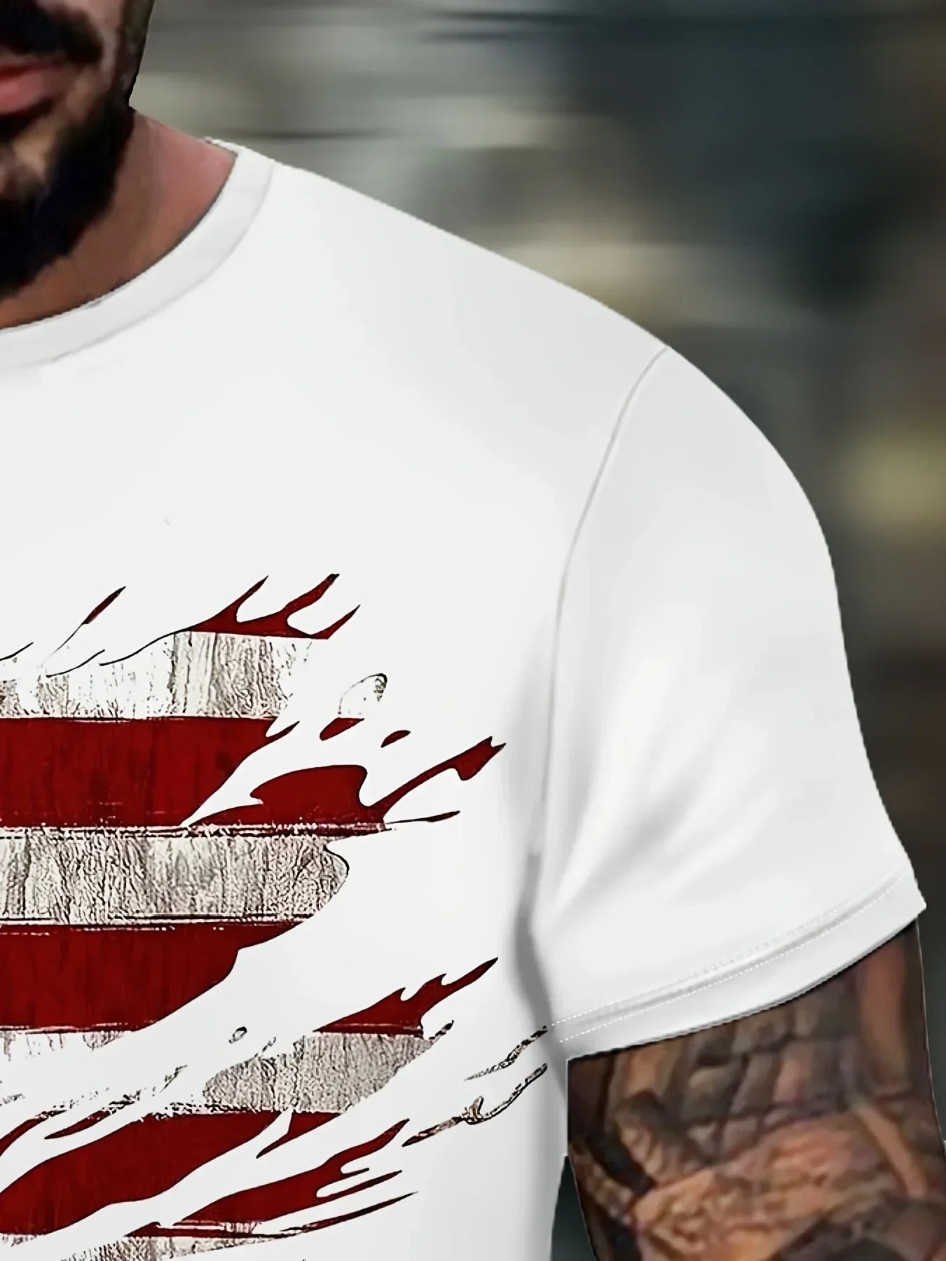 American Flag T-Shirt, Breathable And Quick-Drying Shipped from The USA