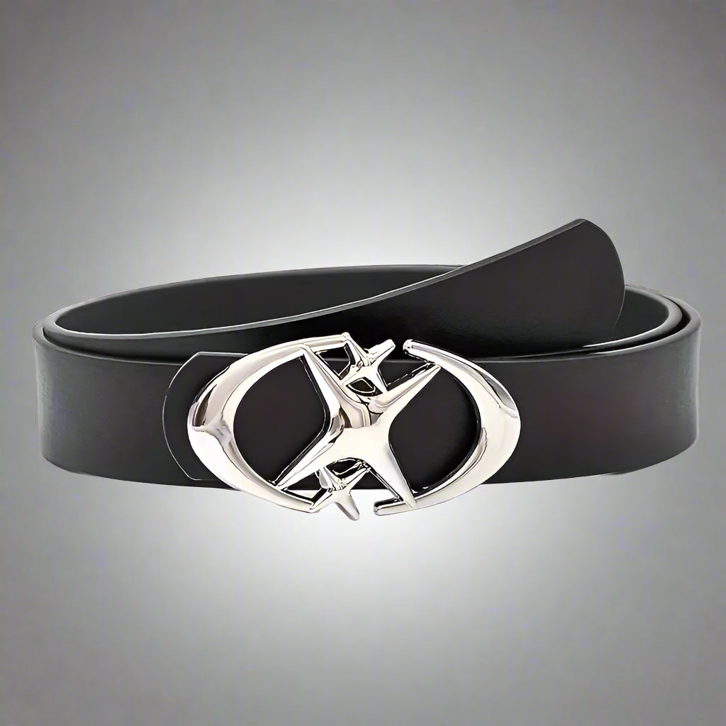 Men's Belt Punk Star Buckle Belt Design Cross Metal Vintage Gothic Men Women Y2K Belt Pu Leather Belt Pants Jeans Neutral Belts