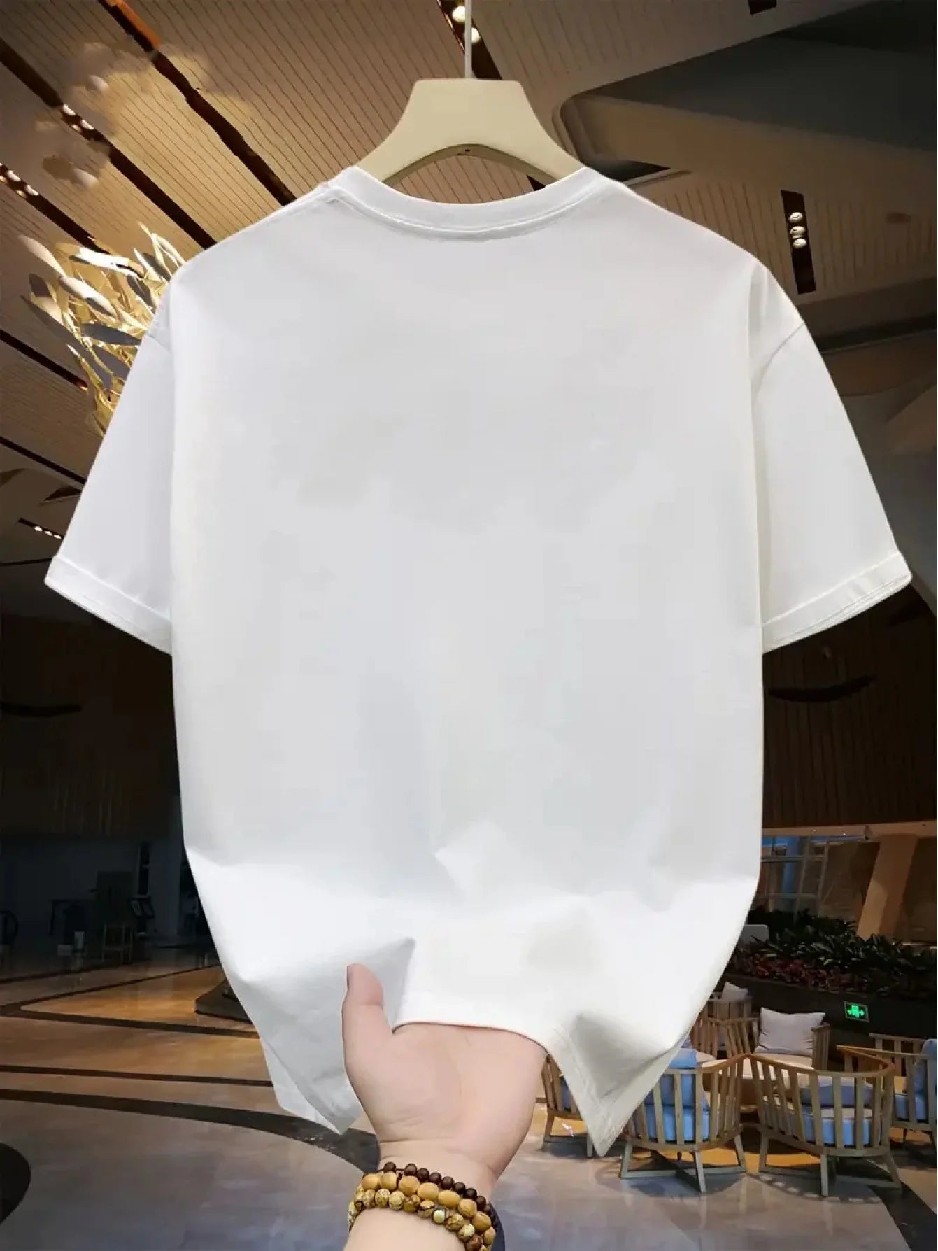 Men's 100% Cotton Casual T-Shirt with Unique Chess Piece Design, Crew Neck, Short Sleeve, Regular Fit, for Daily