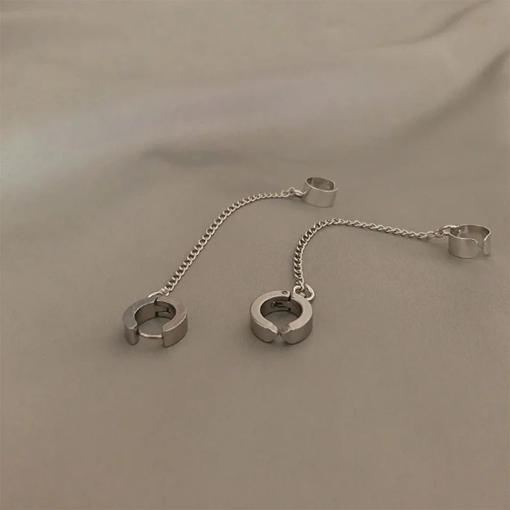 1 Pc Fashionable Punk Stainless Steel WOMEN'S Chain Ear Clip (Copy)