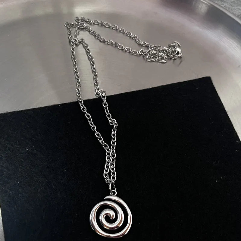 (Copy) Y2K Flail Fire Heart Teeth Pendant Necklace for Women Men Charm Necklace Grunge Punk Fashion Jewelry ﻿