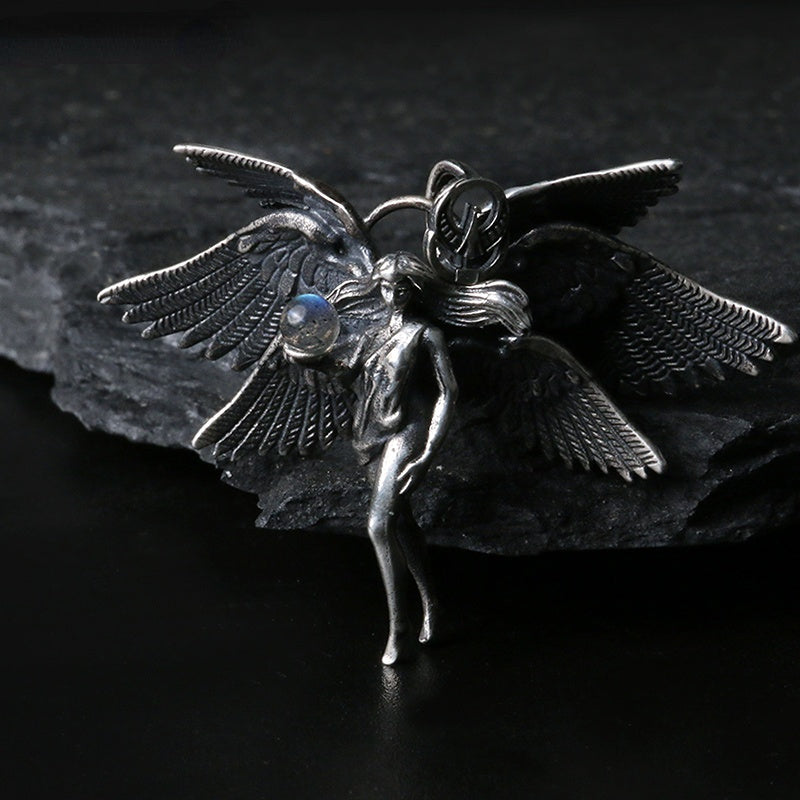 Six Winged Angel Pendant Necklace For Men And Women